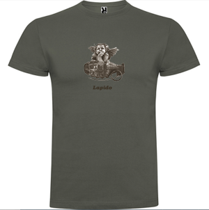Camiseta ángel verde oscuro<br>(unisex)