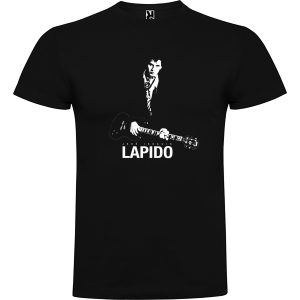 Camiseta Lapido negra<br>(unisex)