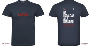Camiseta Verso-1 gris ébano (unisex) Impresa en parte delantera y trasera